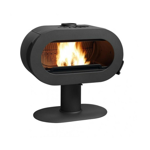FIFTY ARCHE ANTRACITA ESTUFA LEÑA CON PIE 10KW SALGUEDA