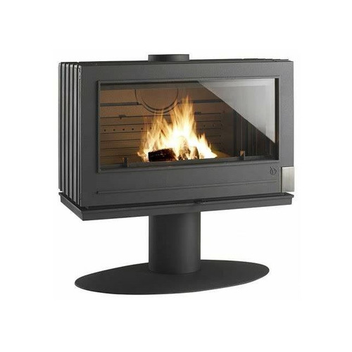 NELSON ANTRACITA ESTUFA LEÑA CON PIE 12KW SALGUEDA