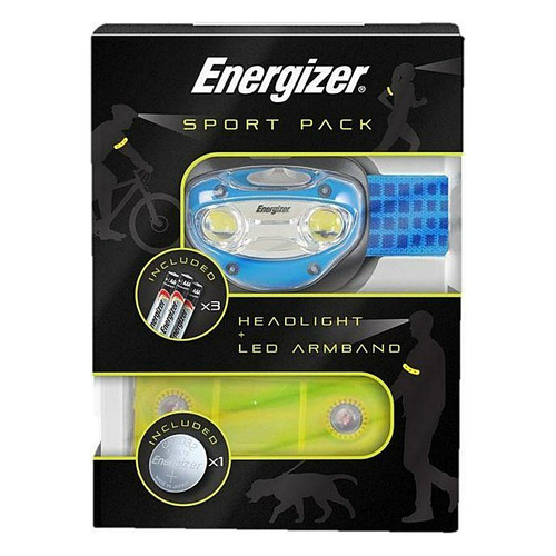 PACL LINTERNA FRONTAL + BRAZALETE ENERGIZER SPORT PACK