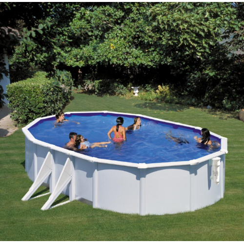 GRE BORA BORA OVALADA BLANCA 610 X 375 X ↕ 120 CM  KITPROV613