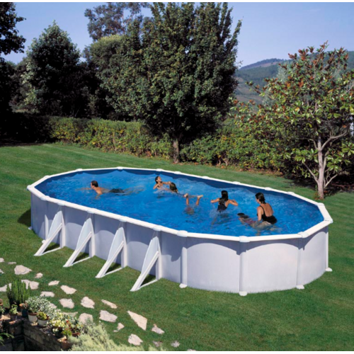 GRE ATLANTIS OVALADA BLANCA 915 X 470 X ↕132 CM  KITPROV918