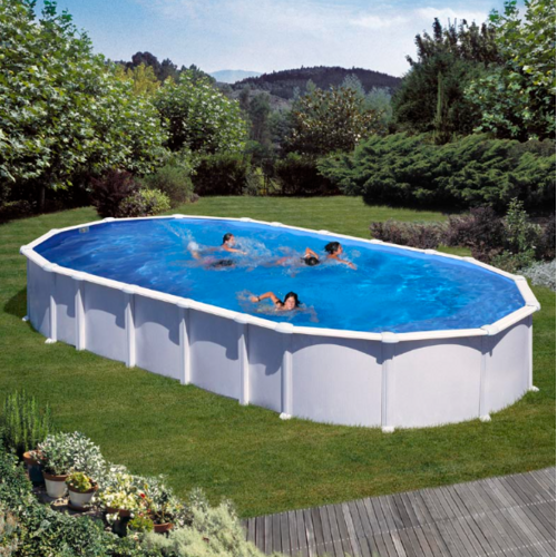 GRE HAITI OVALADA BLANCA 800 X 470 X ↕132 CM  KITPROV8188