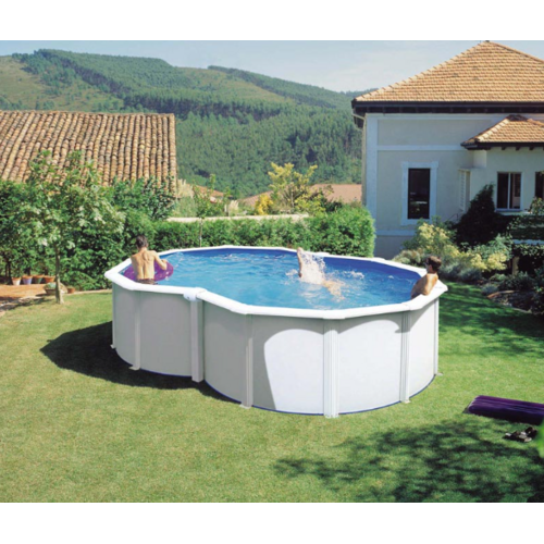 GRE VARADERO FORMA OCHO BLANCA 500 X 340 X ↕ 120CM  KITPROV4870