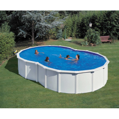 GRE VARADERO FORMA OCHO BLANCA 640 X 390 X ↕ 120CM  KITPROV6270