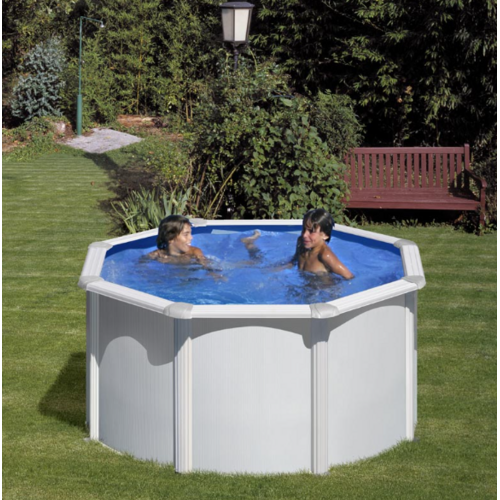 GRE FIDJI REDONDA BLANCA Ø240 X ↕120 CM  KIT240ECO