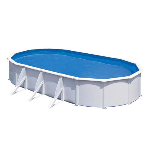 GRE FIDJI OVALADA BLANCA 730 X 375 X ↕ 120 CM  KIT730ECO