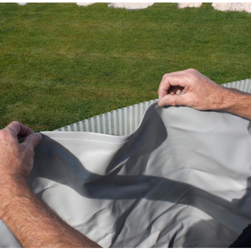 GRE GRANADA OVALADA GRAPHITO 500 X 300 X ↕132 CM  KITPROV508GF