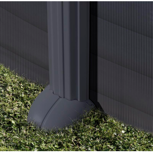 GRE GRANADA OVALADA GRAPHITO 730 X 375 X ↕132 CM  KITPROV738GF