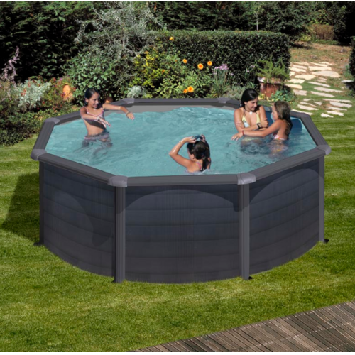 GRE KEA REDONDA GRAPHITO Ø350 X ↕120 CM  KIT350GF