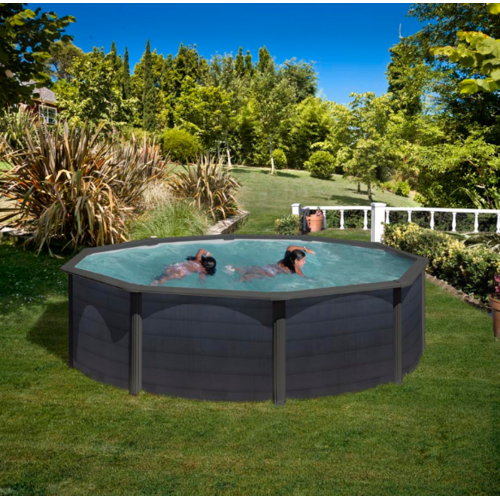 GRE KEA REDONDA GRAPHITO Ø460 X ↕120 CM  KIT460GF