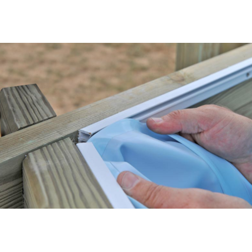GRE CARRA 3 PISCINA CUADRADA DE MADERA 305 X 305 X ↕119 CM  WPCARR3