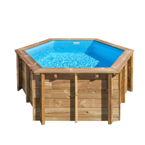 GRE LILI 2 PISCINA REDONDA DE MADERA Ø280 X ↕107 CM  800008