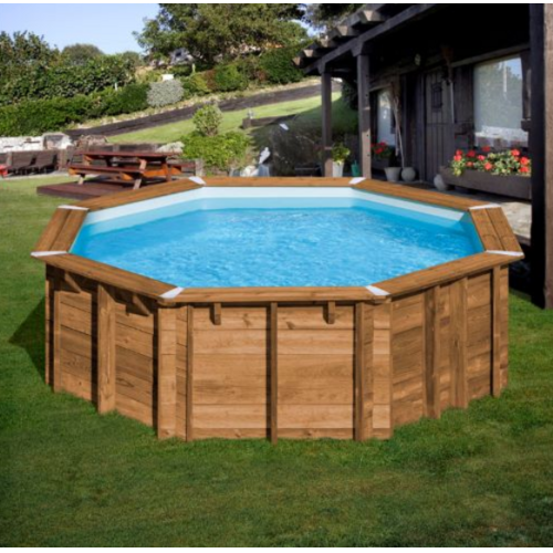 GRE ANANAS PISCINA MADERA REDONDA Ø428 X ↕117 CM  790210