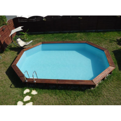 GRE CANNELLE PISCINA DE MADERA  551 X 351 X ↕119 CM  790087
