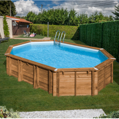 GRE AVOCADO PISCINA DE MADERA  656 X 456 X ↕131 CM  790203