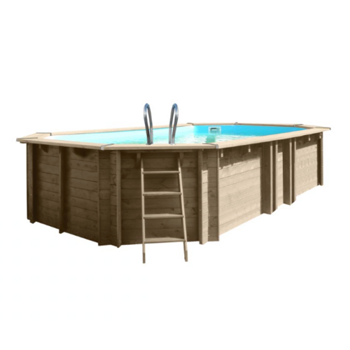 GRE VERMELA PISCINA DE MADERA  672 X 472 X ↕146 CM  790098