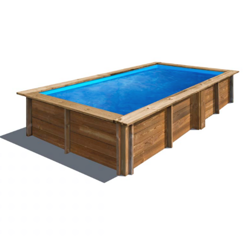 GRE LEMON PISCINA RECTANGULAR DE MADERA 375 X 200 X ↕68 CM  790204