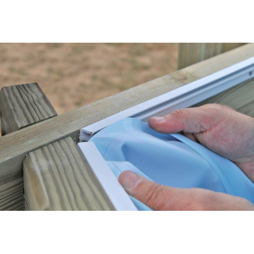 GRE LEMON PISCINA RECTANGULAR DE MADERA 375 X 200 X ↕68 CM  790204