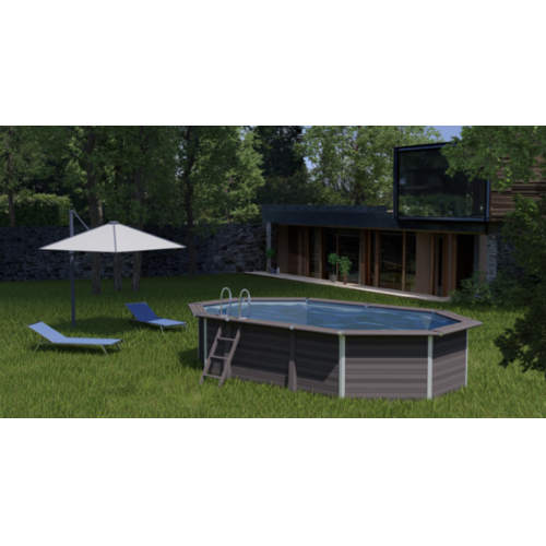 GRE ADVANTGARDE PISCINA DE COMPOSITE OVALADA 664 X 386 X ↕154 CM  KPCOV6650