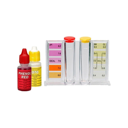 GRE KIT ANALIZADOR CLORO/BROMO + PH (OTO/PHENOL) 90180