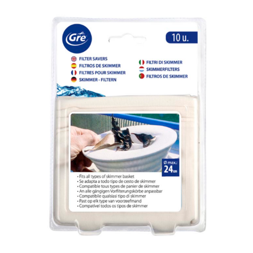 GRE FILTROS DE SKIMMER 10 UD. 40045