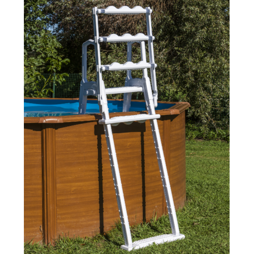 GRE ESCALERA DE SEGURIDAD 2X4 PELDAÑOS MOLDEADA POR SOPLADO L4PL