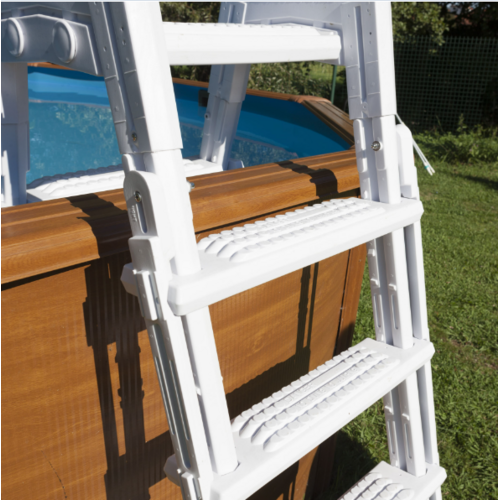 GRE ESCALERA DE SEGURIDAD 2X4 PELDAÑOS MOLDEADA POR SOPLADO L4PL