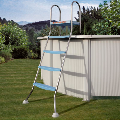 GRE ESCALERA 2X4 PELDAÑOS ACERO INOX AR1680