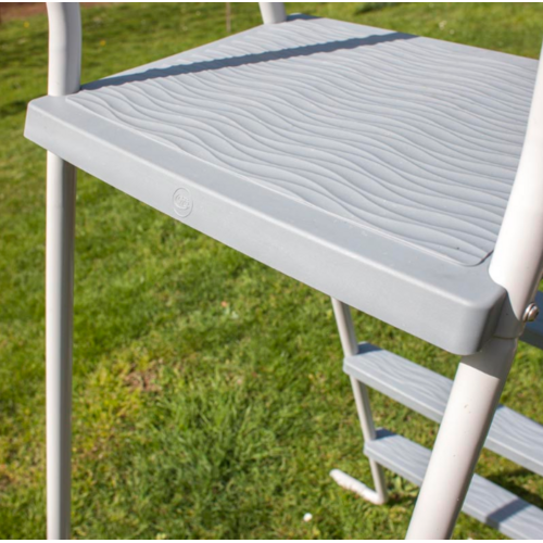 GRE ESCALERA DE SEGURIDAD 2X3 PELDAÑOS ACERO GALVANIZADO ES1213