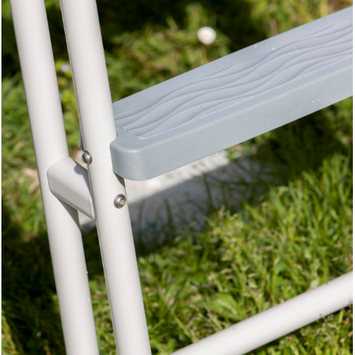 GRE ESCALERA DE SEGURIDAD 2X3 PELDAÑOS ACERO GALVANIZADO ES1213