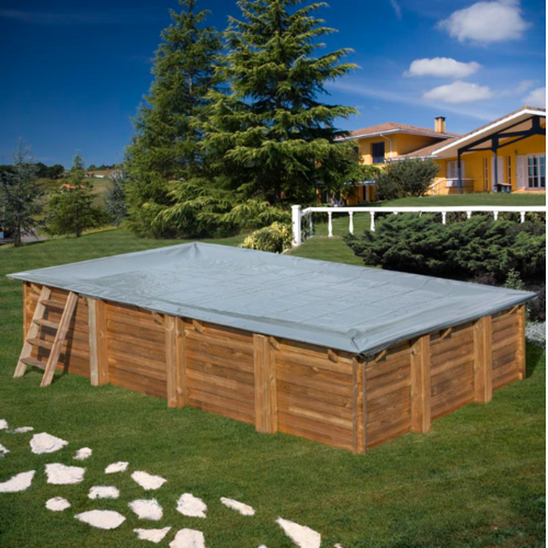 GRE CUBIERTA INVIERNO PARA PISCINA DE MADERA BRAGA RECTANGULAR 855X460CM CI790207