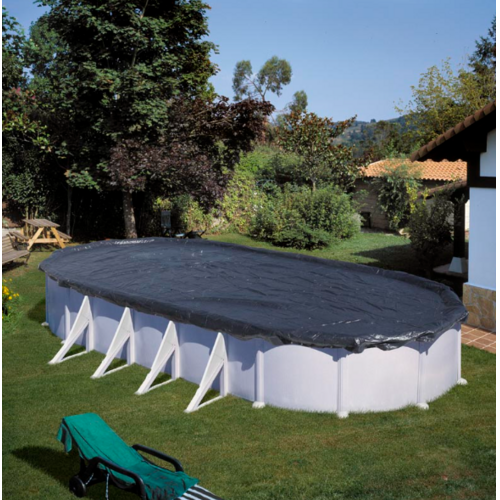 GRE CUBIERTA INVIERNO PARA PISCINA DE ACERO OVALADA 1030X560CM CIPROV911