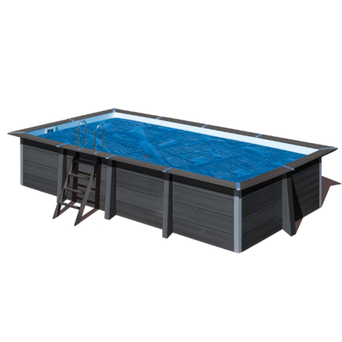 GRE CUBIERTA VERANO PARA PISCINAS DE ACERO Y COMPOSITE RECTANGULAR 275X135CM CVKPCOR2814