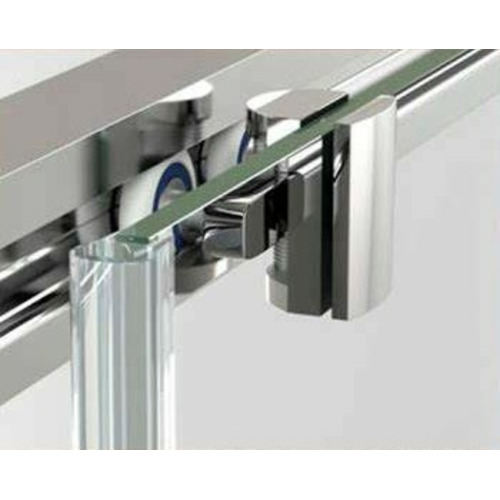 YAIZA MAMPARA APERURA ESQUINA CROMO TRANSPARENTE 120x70 6mm