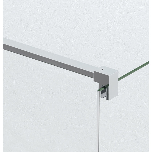 MANHATTAN CRISTAL FIJO DE DUCHA CROMO TRANSPARENTE 120CM 8mm