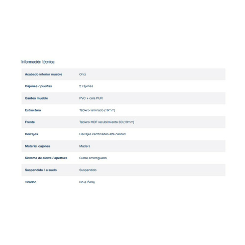 SALGAR VIMA CONJUNTO ROBLE AFRICA 60 CM