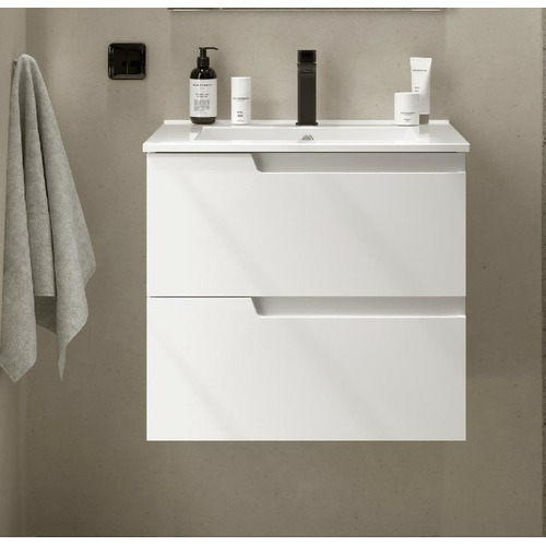 SALGAR VIMA BAJO BL MATE + ENCIMERA PORCELANA 60 CM