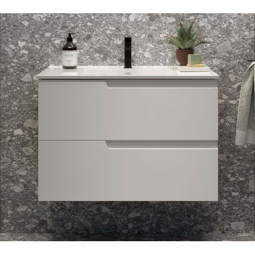 SALGAR VIMA BAJO BL MATE + ENCIMERA PORCELANA 80 CM