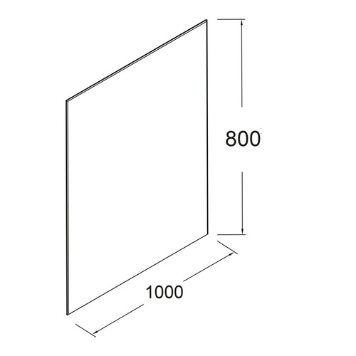 SALGAR SENA ESPEJO LISO 100X80 5mm
