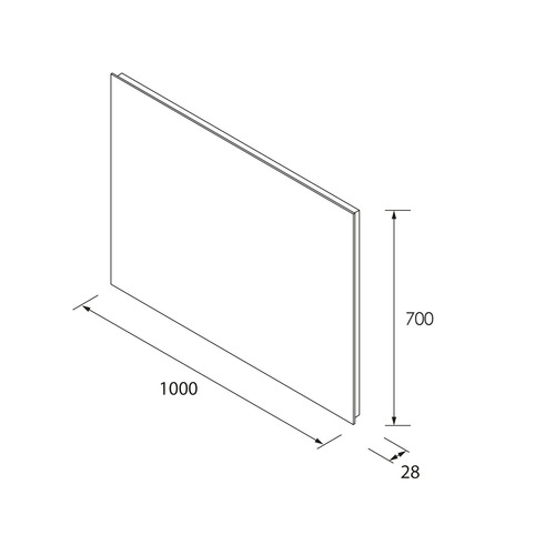 SALGAR BOCLK ESPEJO RETROILUMINADO 100X70