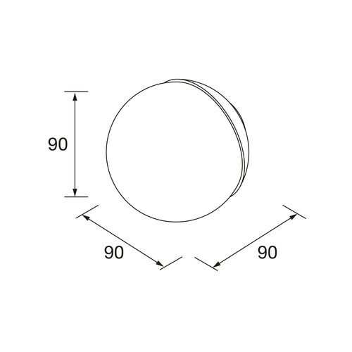 SALGAR GILDA APLIQUE BOLA Ø9 cm