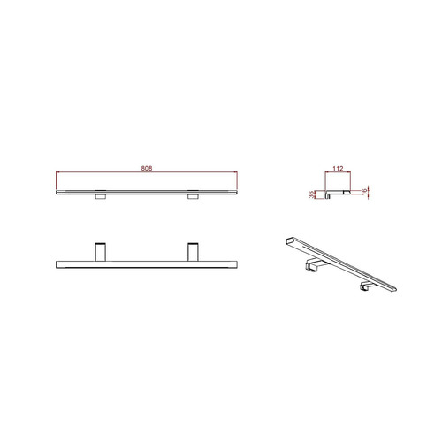 SALGAR PANDORA APLIQUE LED 808 CM