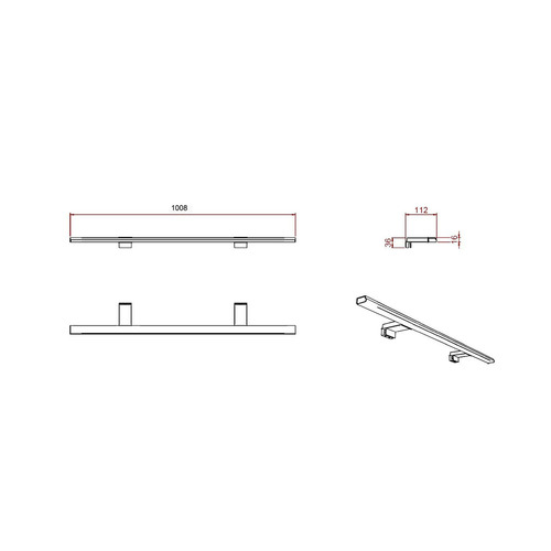 SALGAR PANDORA APLIQUE LED 1008 CM