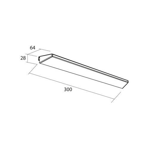 SALGAR BOREAL APLIQUE LED 308 CM