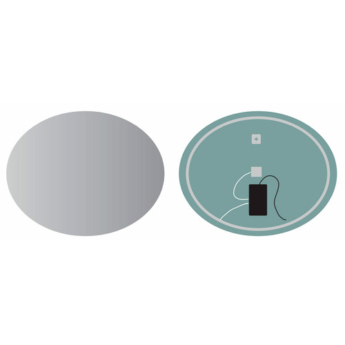 LEDIMEX OVAL ESPEJO OVALADO RETROILUMINADO 100X80