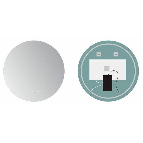 LEDIMEX LISBOA ESPEJO REDONDO RETROILUMINADO Ø80