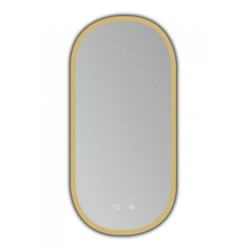 LEDIMEX TOKYO ESPEJO OVALADO GOLD RETROILUMINADO 50X90