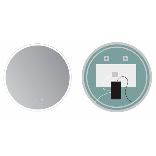 LEDIMEX LONDRES ESPEJO REDONDO RETROILUMINADO Ø60