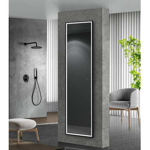 LEDIMEX NEW YORK ESPEJO RECTANGULAR NEGRO 40X160 CM