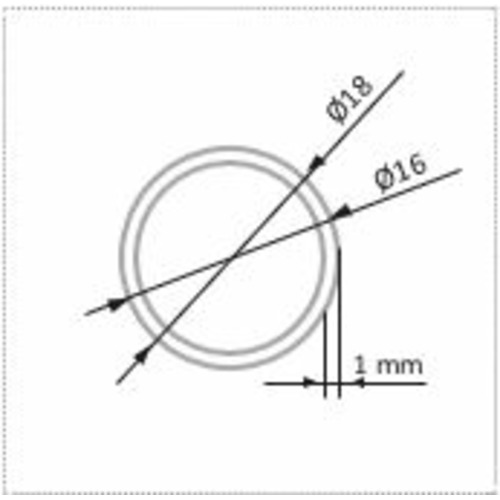 LEDIMEX NEW YORK ESPEJO RECTANGULAR NEGRO 40X160 CM
